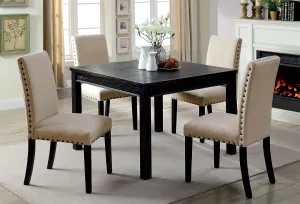 Kristie Antique Black 5 Pc. Dining Table Set