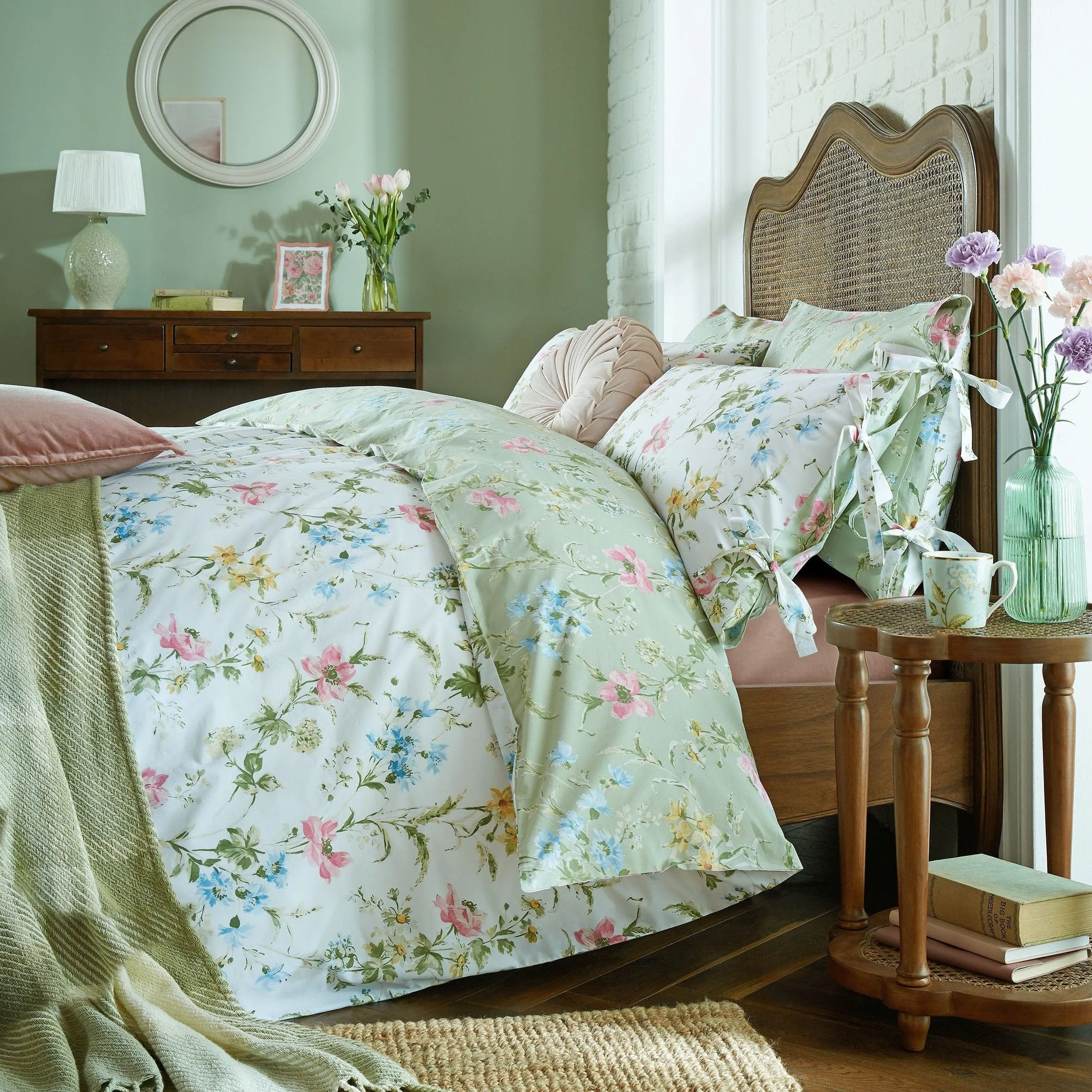 Laura Ashley Poppy Meadow Single Duvet Cover Set