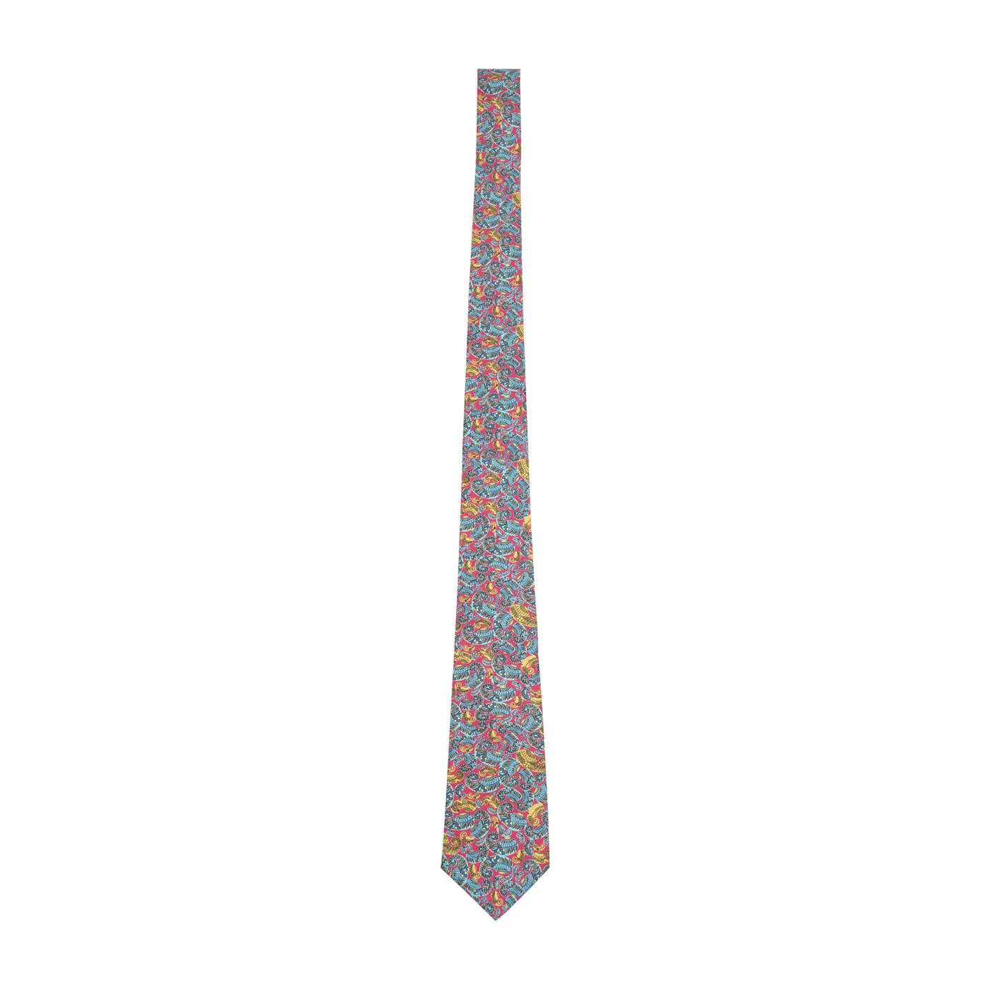 Light Green Silk Printed Tie