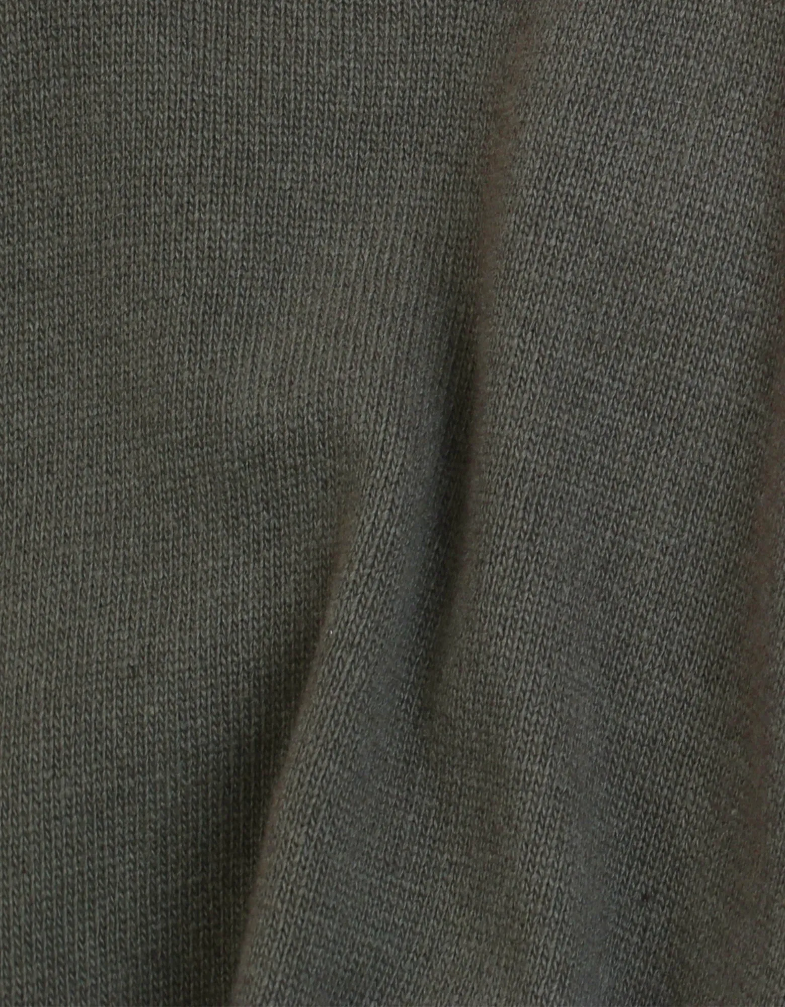 Light Merino Wool Crew - Dusty Olive