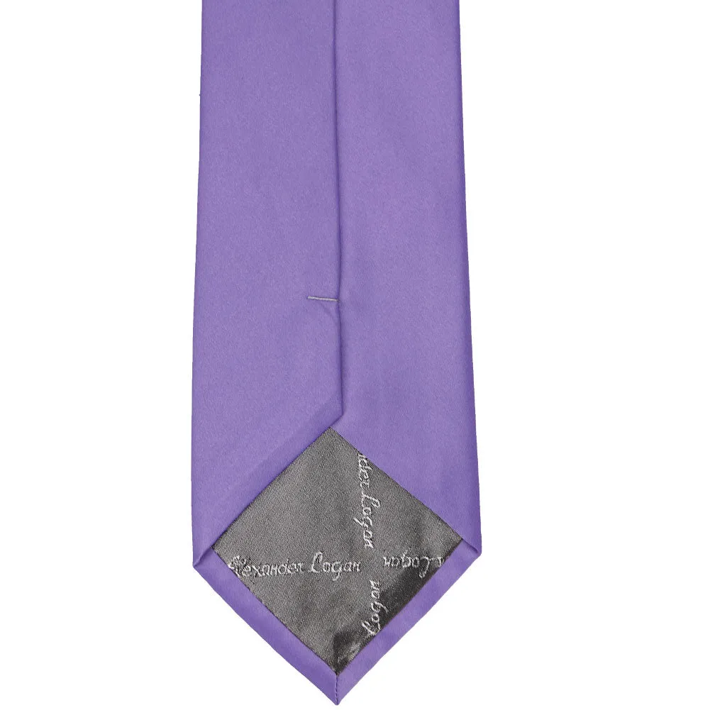 Light Purple Solid Color Necktie