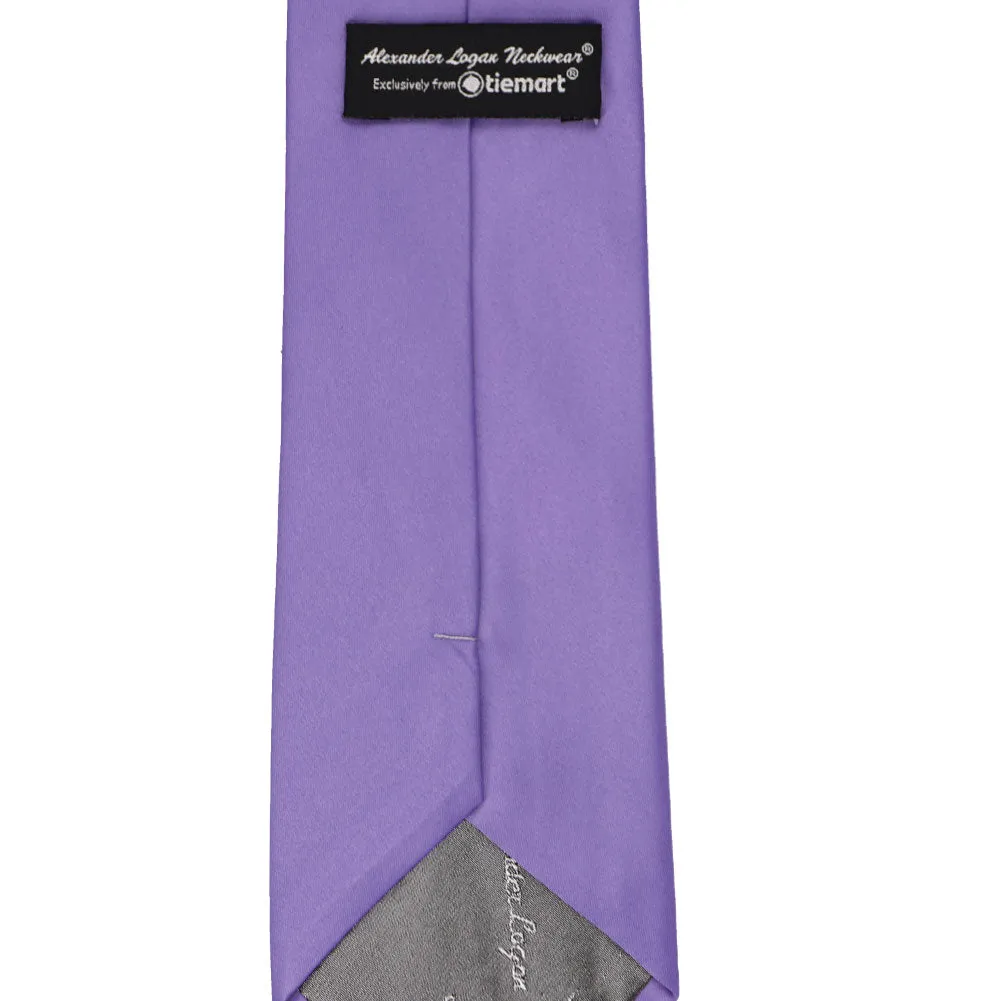 Light Purple Solid Color Necktie