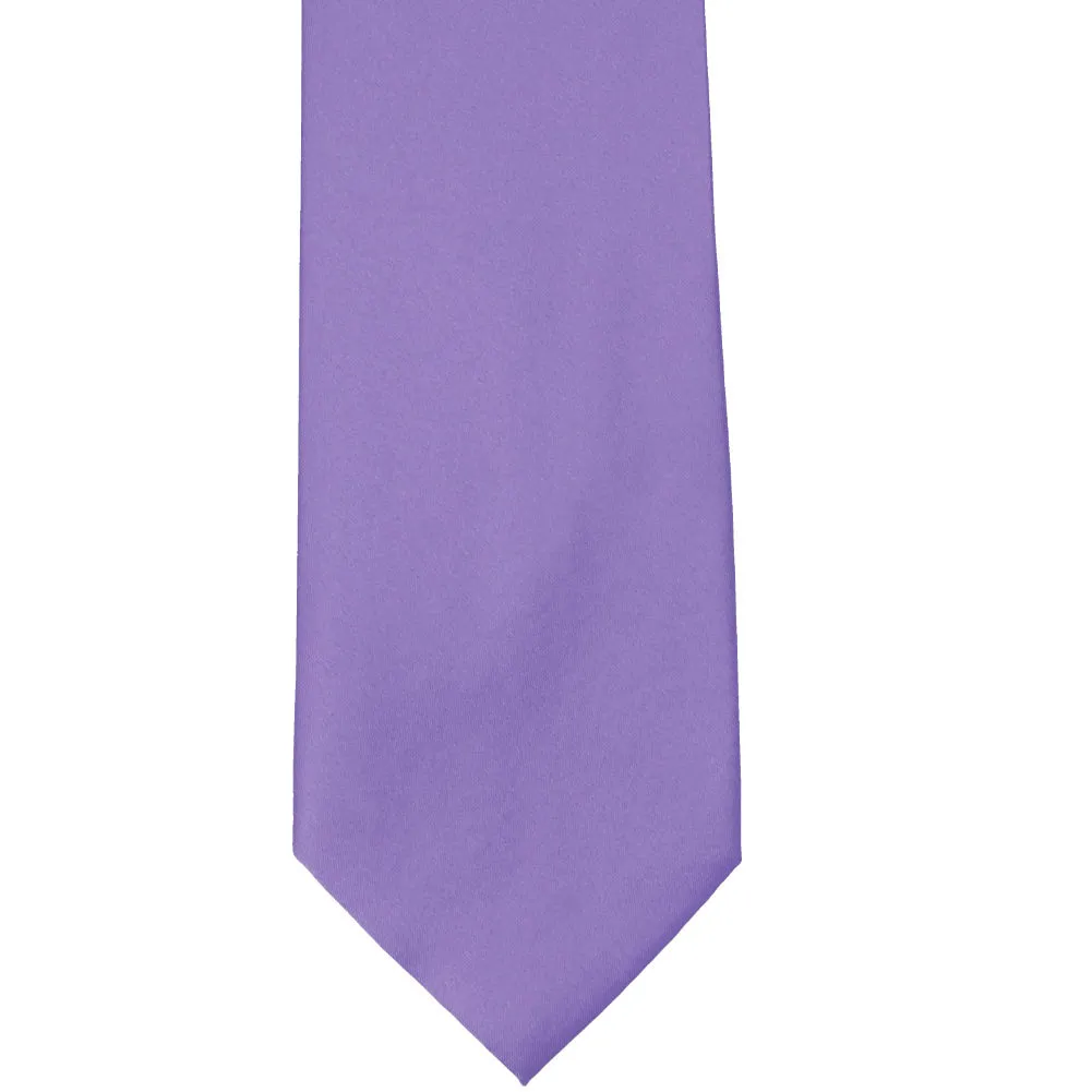 Light Purple Solid Color Necktie