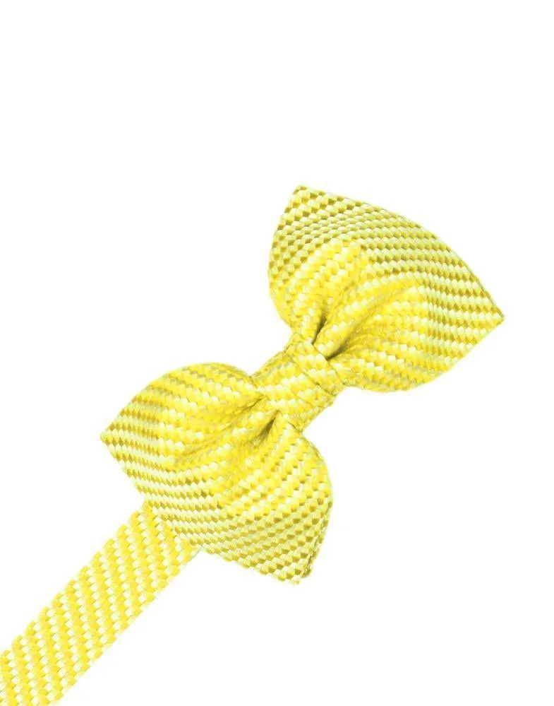 Mandarin Venetian Pin Dot Bow Tie