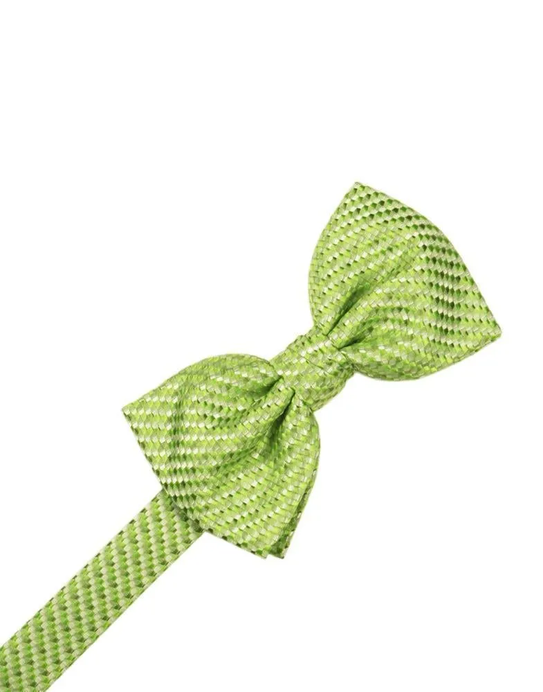 Mandarin Venetian Pin Dot Bow Tie
