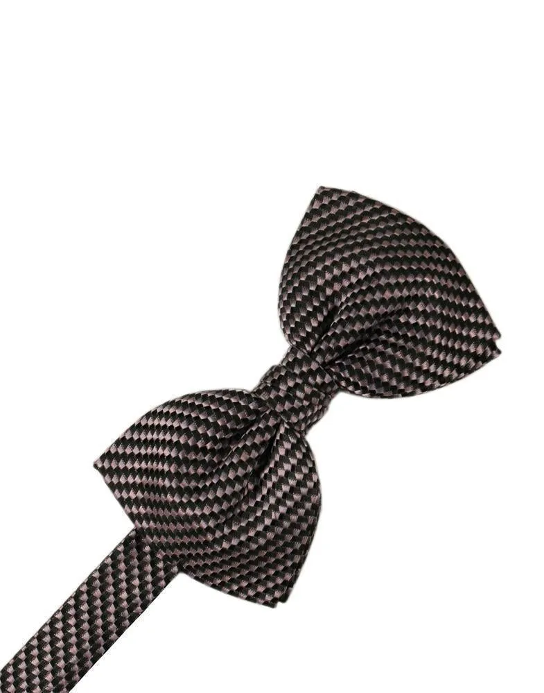 Mandarin Venetian Pin Dot Bow Tie