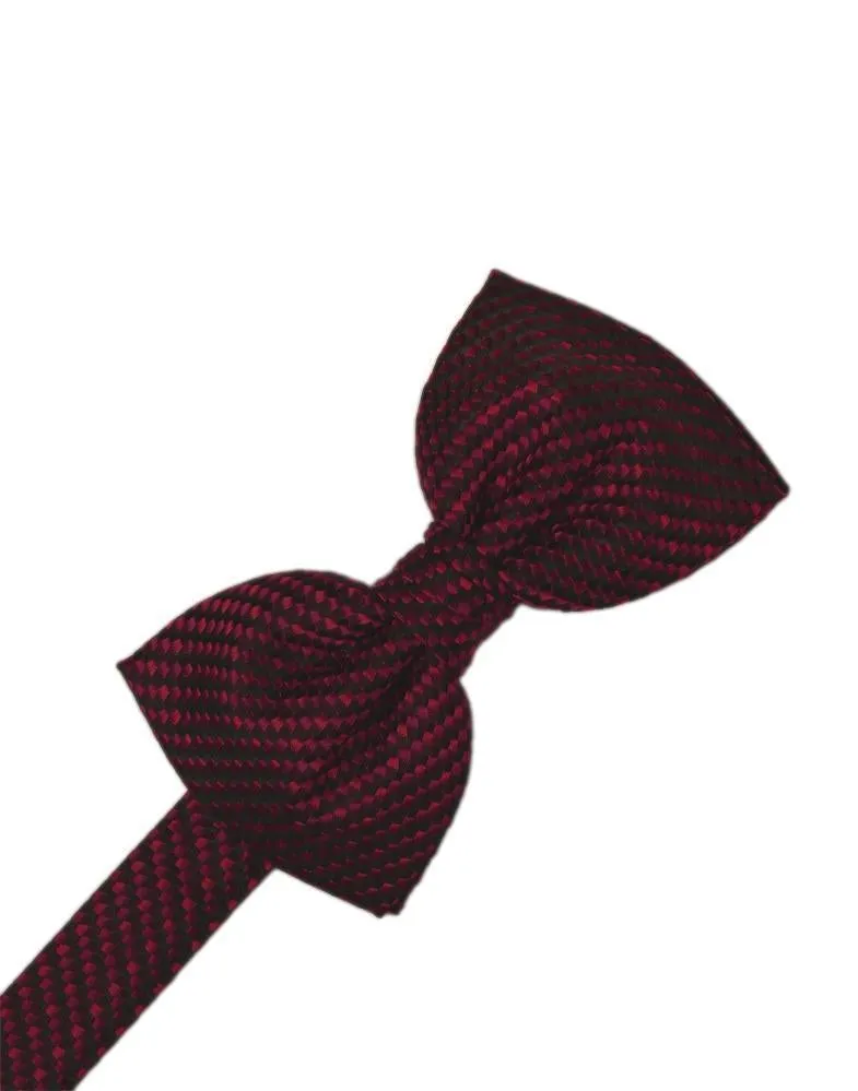Mandarin Venetian Pin Dot Bow Tie
