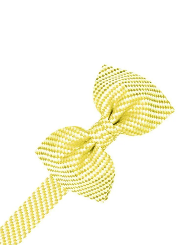 Mandarin Venetian Pin Dot Bow Tie