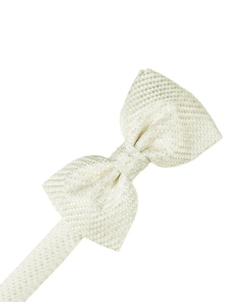 Mandarin Venetian Pin Dot Bow Tie