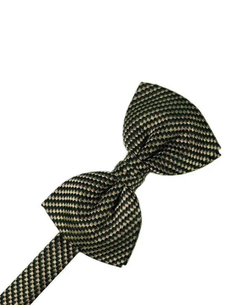 Mandarin Venetian Pin Dot Bow Tie