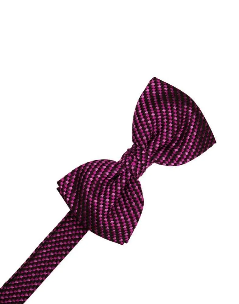 Mandarin Venetian Pin Dot Bow Tie