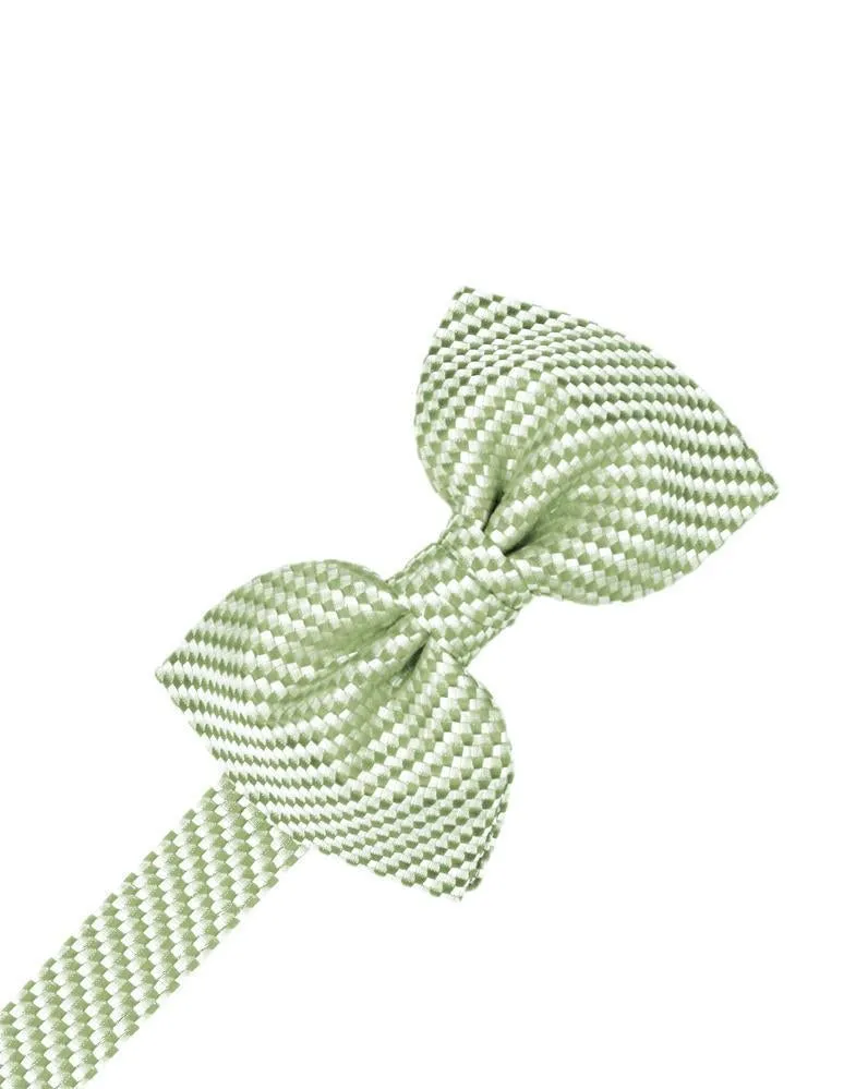 Mandarin Venetian Pin Dot Bow Tie