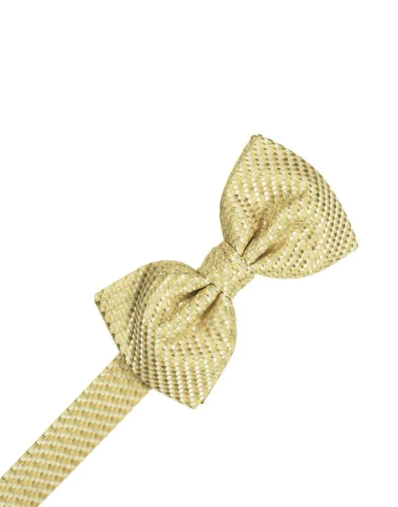 Mandarin Venetian Pin Dot Bow Tie