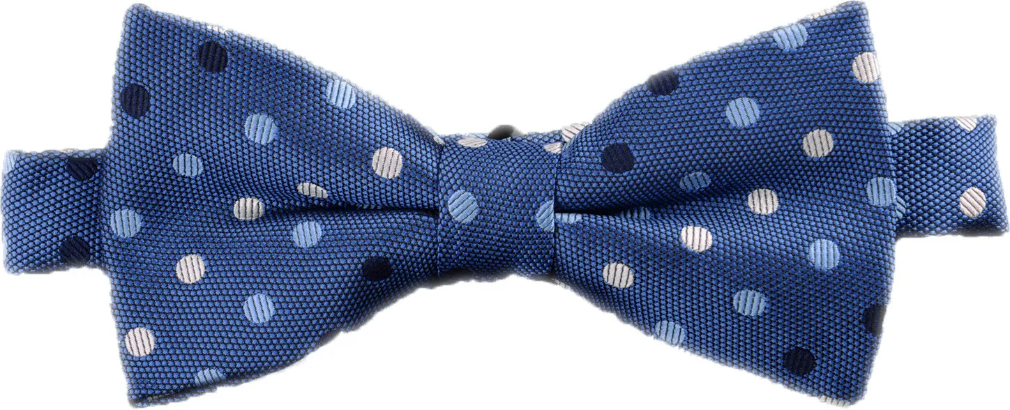 Mayan Blue Polka Dots Bow Tie - [2017 Spring]