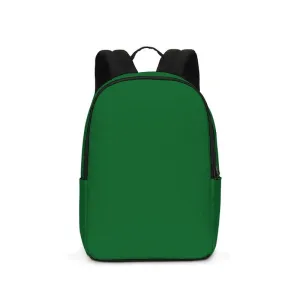 Medium Dark Green Waterproof Backpack | Medium Dark Pure Green | C75M0Y100K60