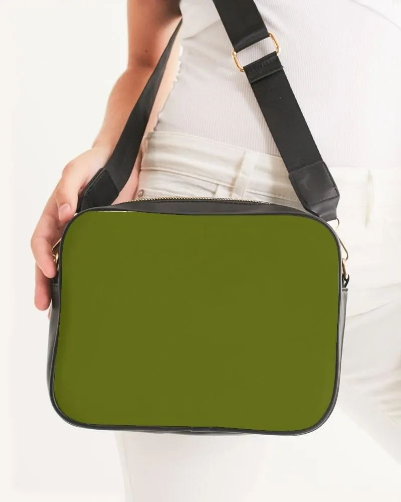 Medium Dark Yellow Warm Green Crossbody Bag | Medium Dark Pure Yellow Warm Green | C25M0Y100K60