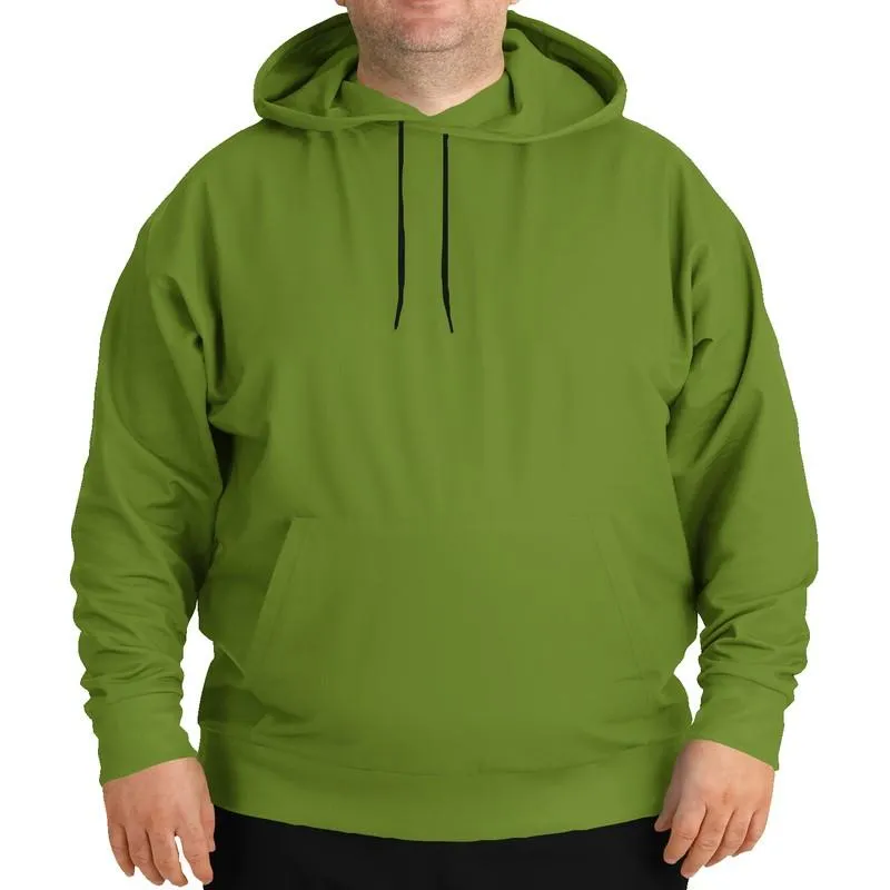Medium Warm Green Hoodie | Unisex | with PLUS sizes | C38M0Y100K45