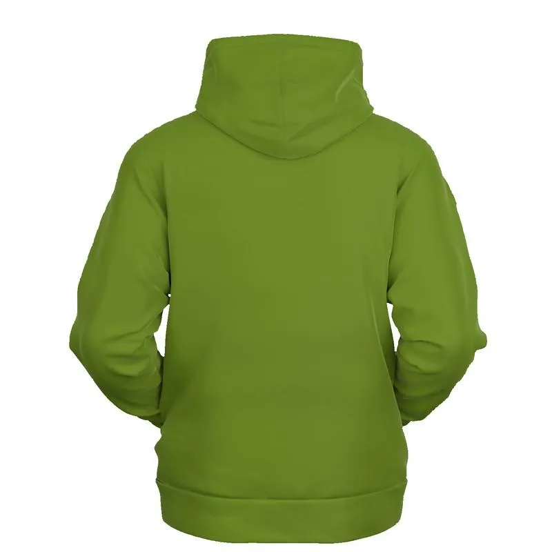Medium Warm Green Hoodie | Unisex | with PLUS sizes | C38M0Y100K45
