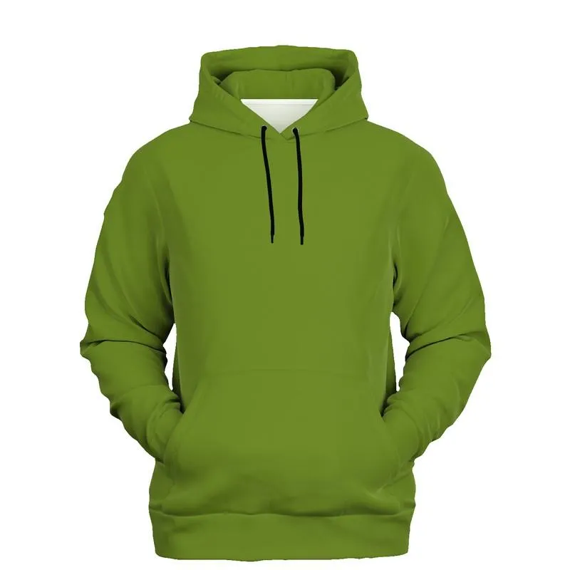 Medium Warm Green Hoodie | Unisex | with PLUS sizes | C38M0Y100K45