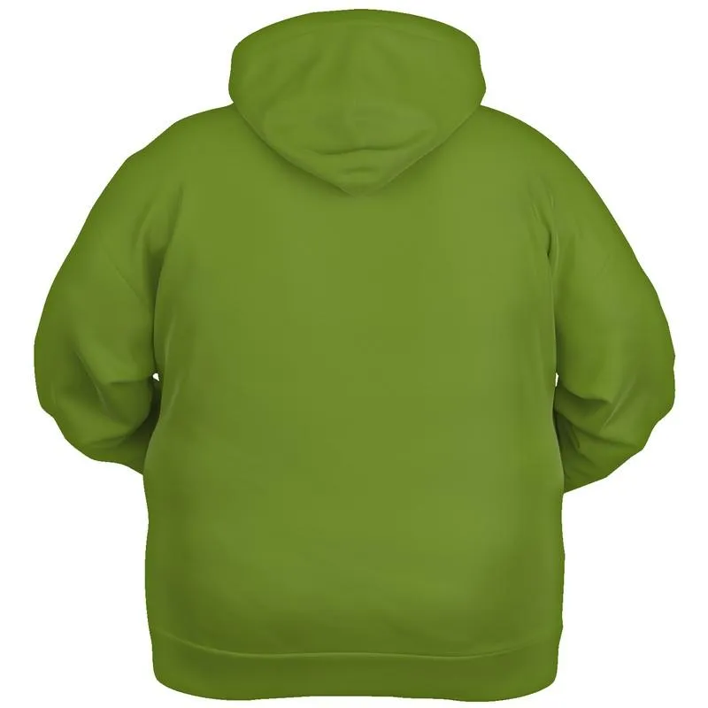 Medium Warm Green Hoodie | Unisex | with PLUS sizes | C38M0Y100K45