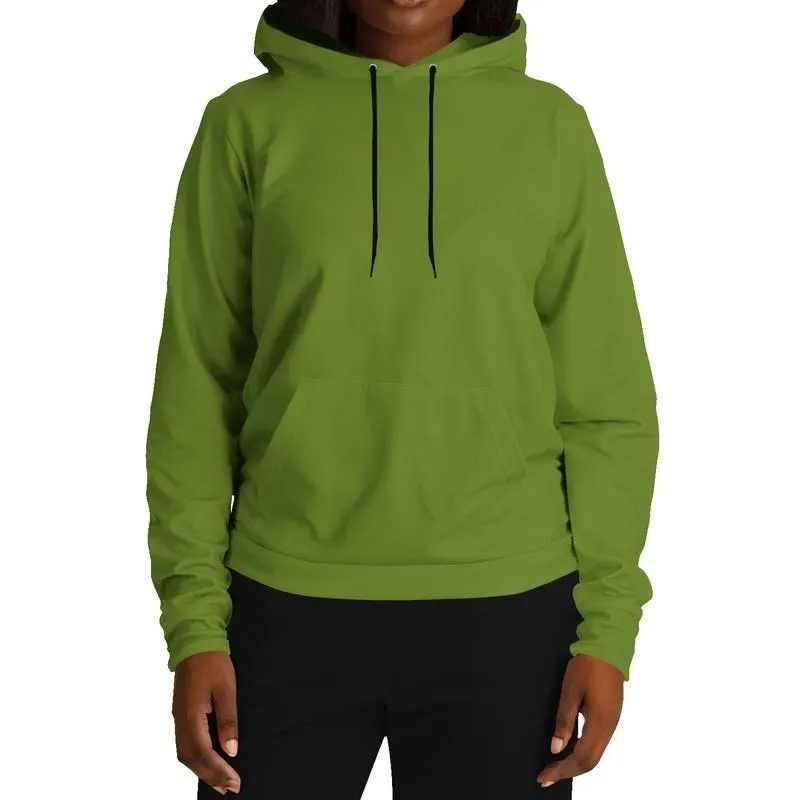 Medium Warm Green Hoodie | Unisex | with PLUS sizes | C38M0Y100K45