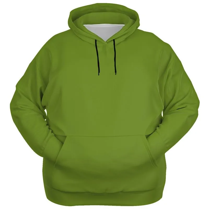 Medium Warm Green Hoodie | Unisex | with PLUS sizes | C38M0Y100K45