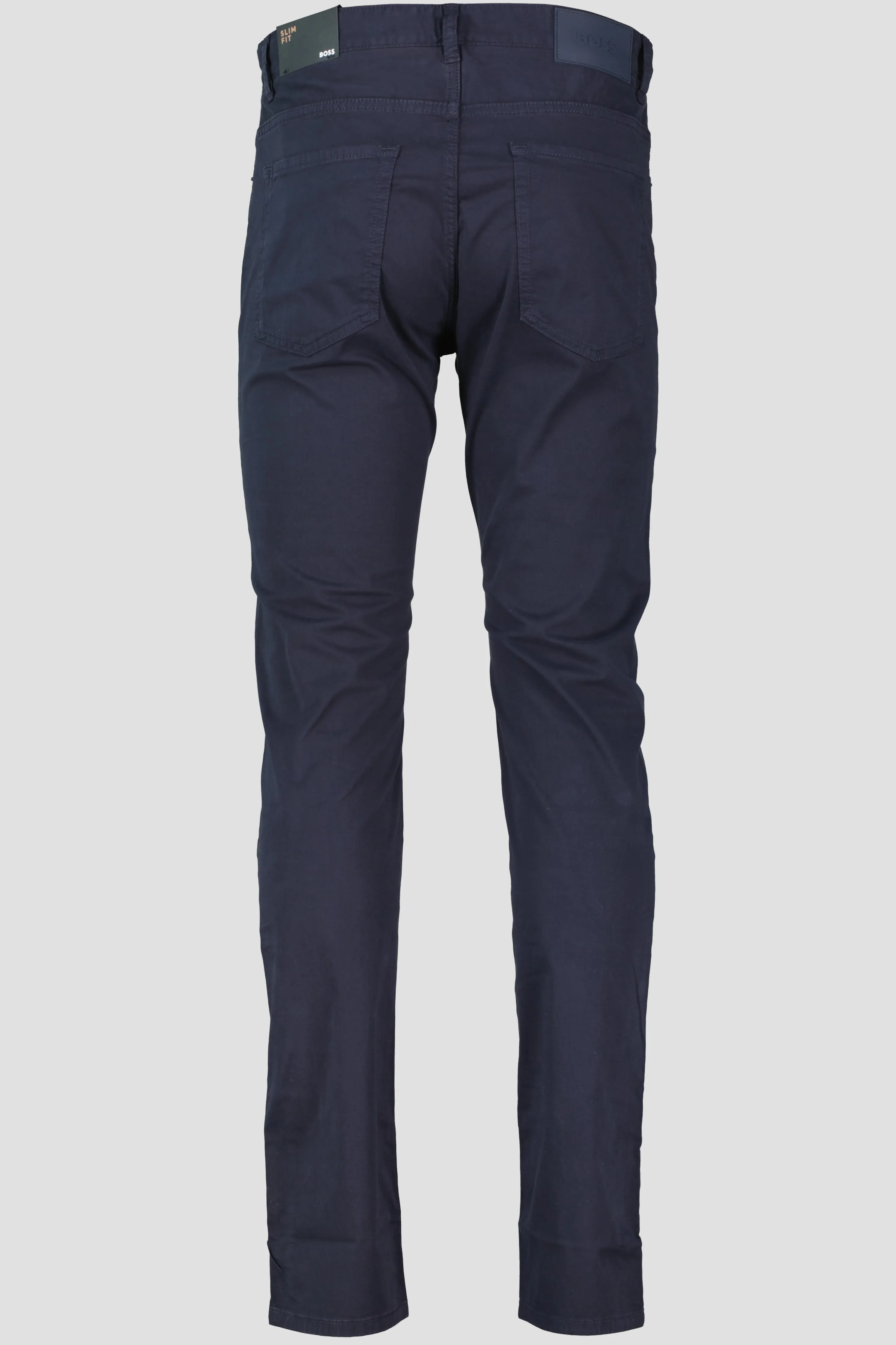 Men's BOSS Black Delaware3-1-20 Dark Blue Slim Fit Jeans