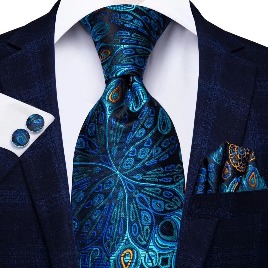 Mens Formal Luxury Wedding Neckties Gravatas 100% Silk