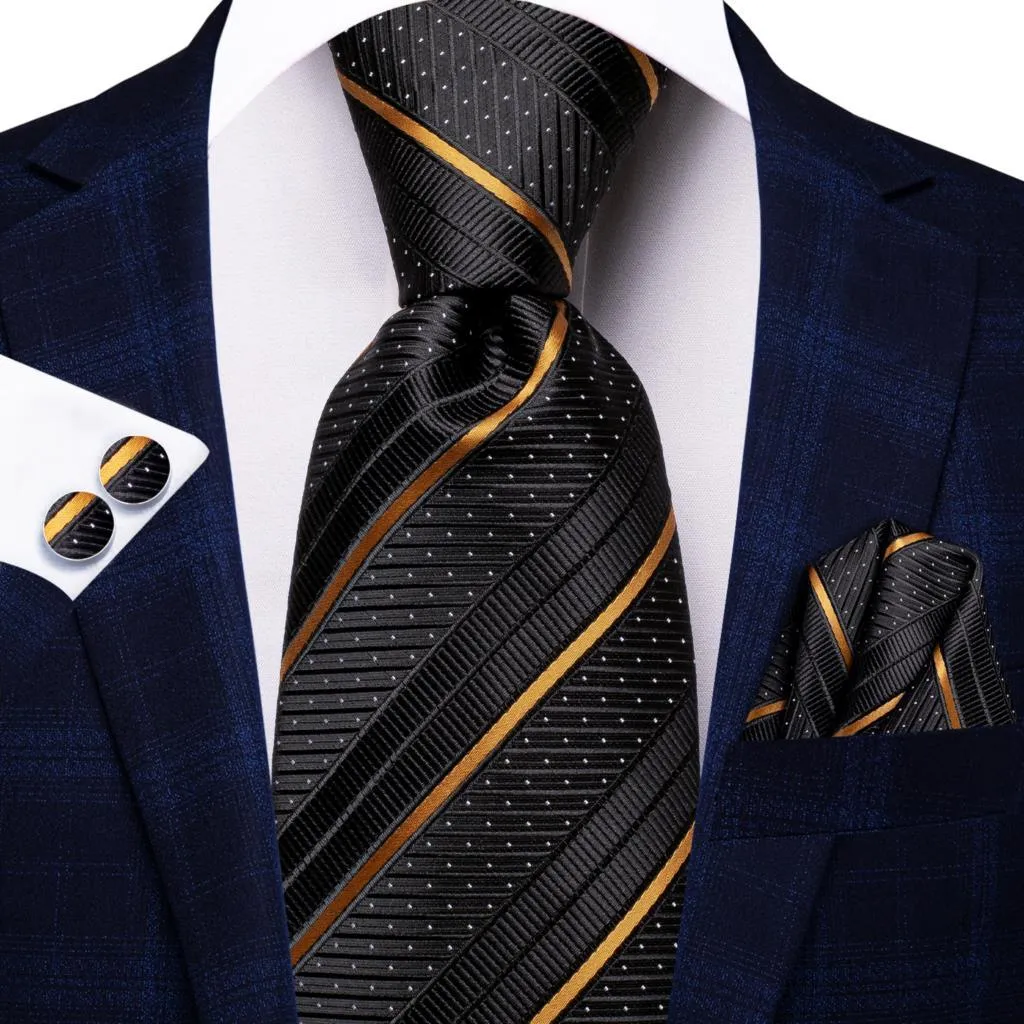 Mens Formal Luxury Wedding Neckties Gravatas 100% Silk