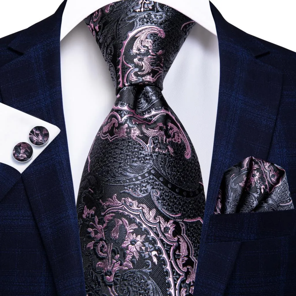 Mens Formal Luxury Wedding Neckties Gravatas 100% Silk