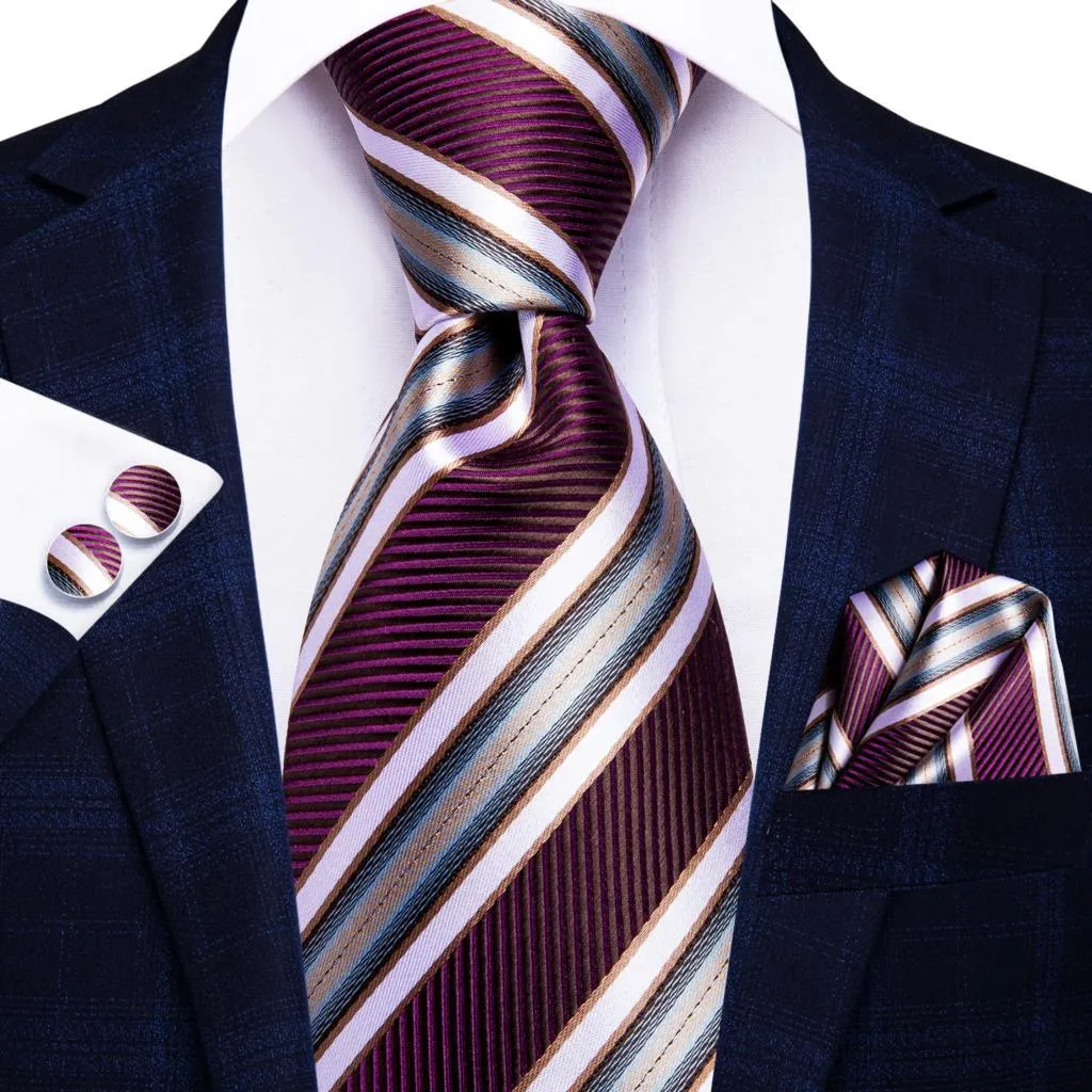 Mens Formal Luxury Wedding Neckties Gravatas 100% Silk