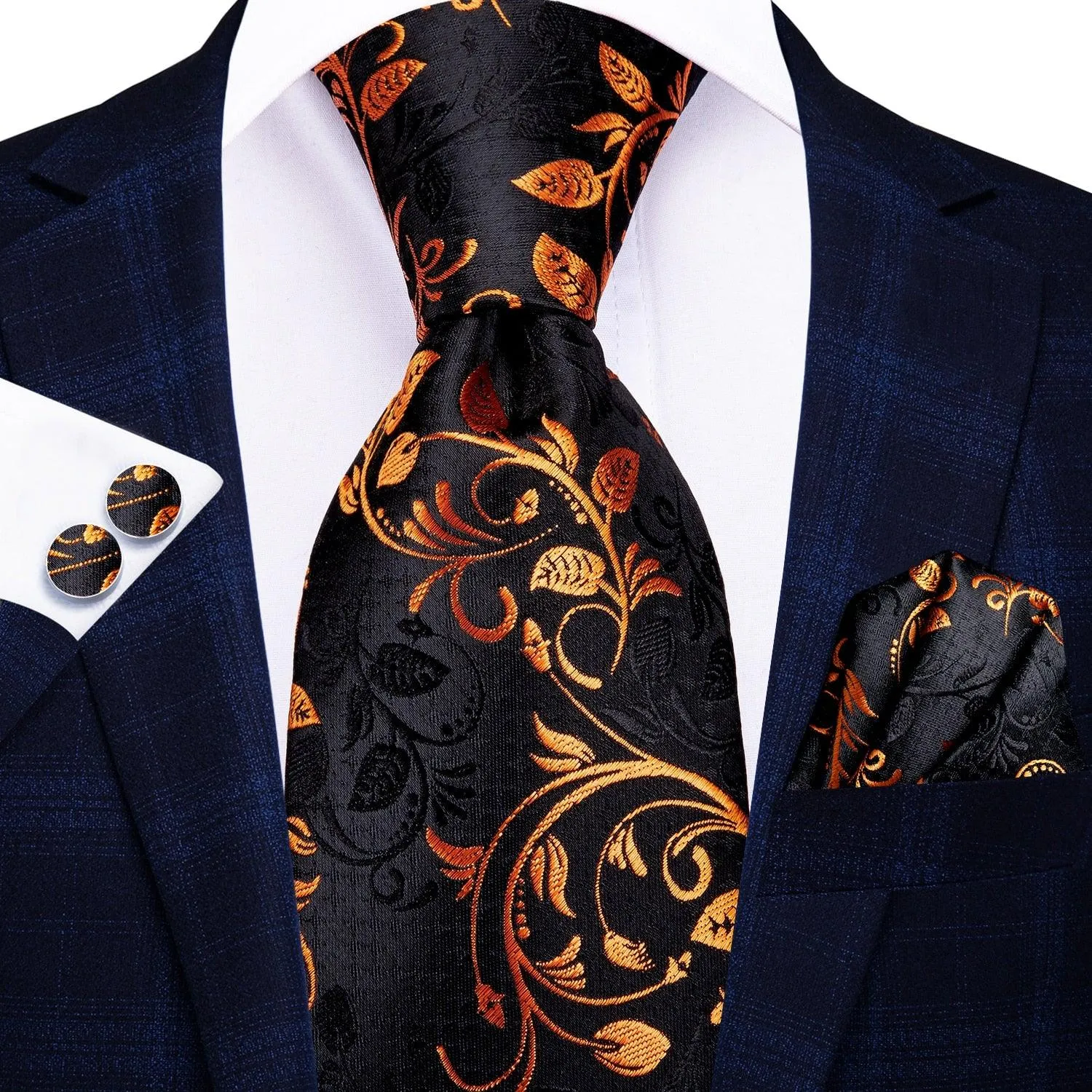 Mens Formal Luxury Wedding Neckties Gravatas 100% Silk