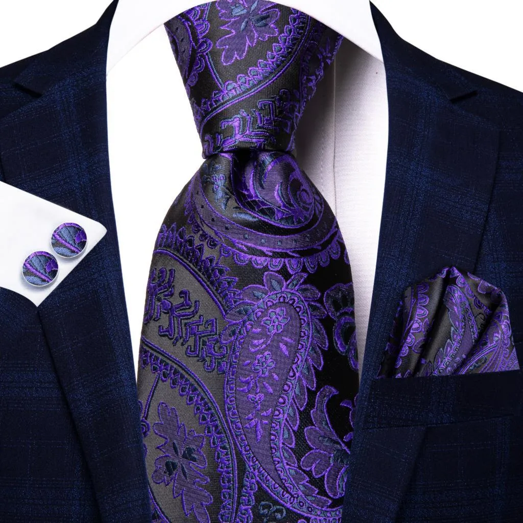 Mens Formal Luxury Wedding Neckties Gravatas 100% Silk
