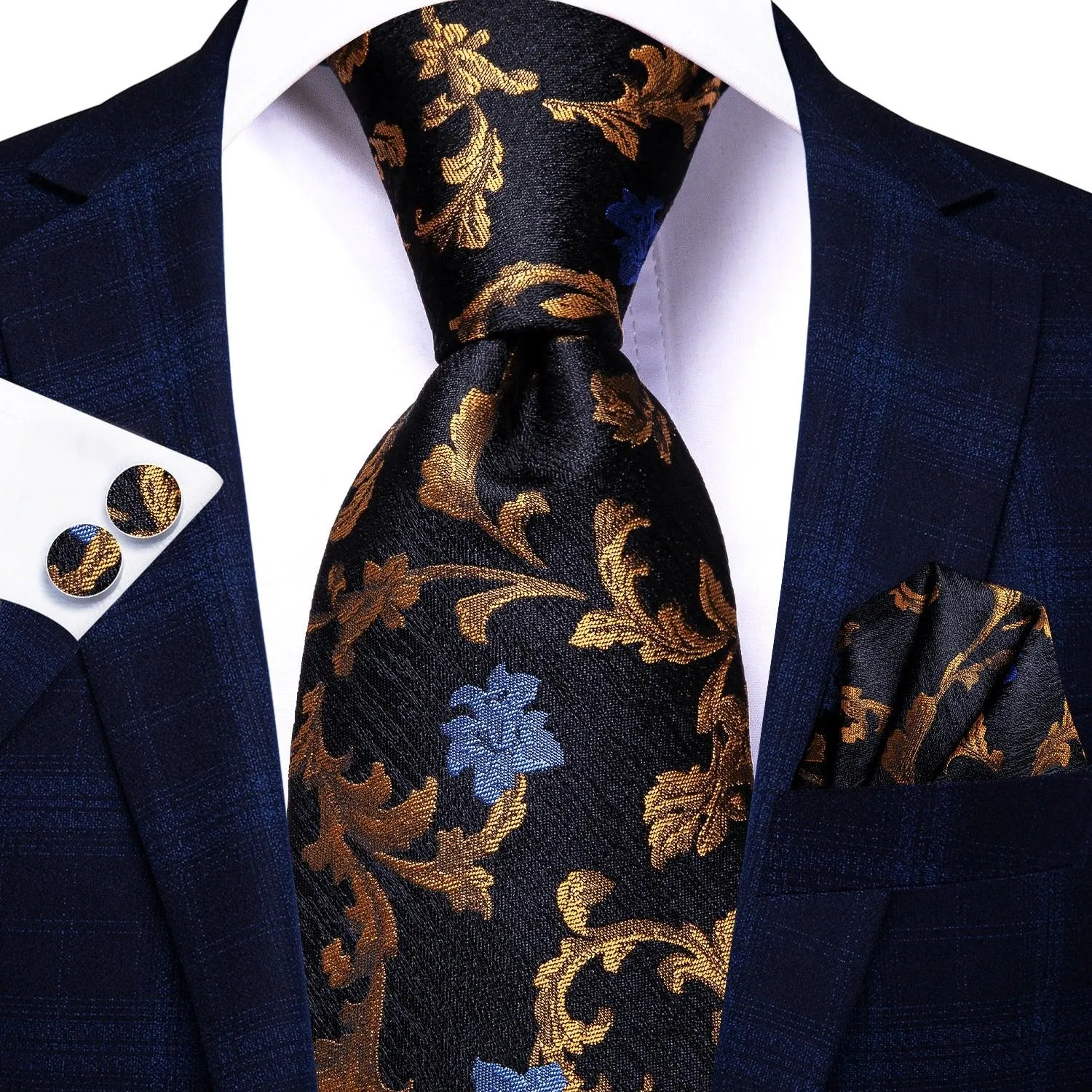 Mens Formal Luxury Wedding Neckties Gravatas 100% Silk