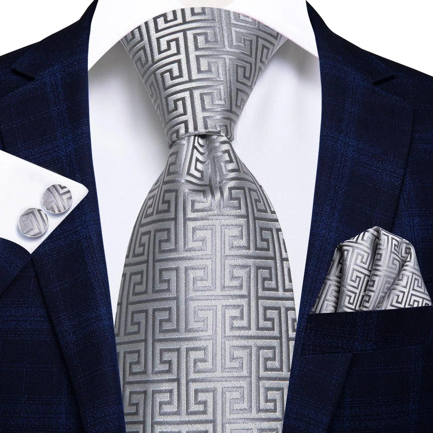 Mens Formal Luxury Wedding Neckties Gravatas 100% Silk