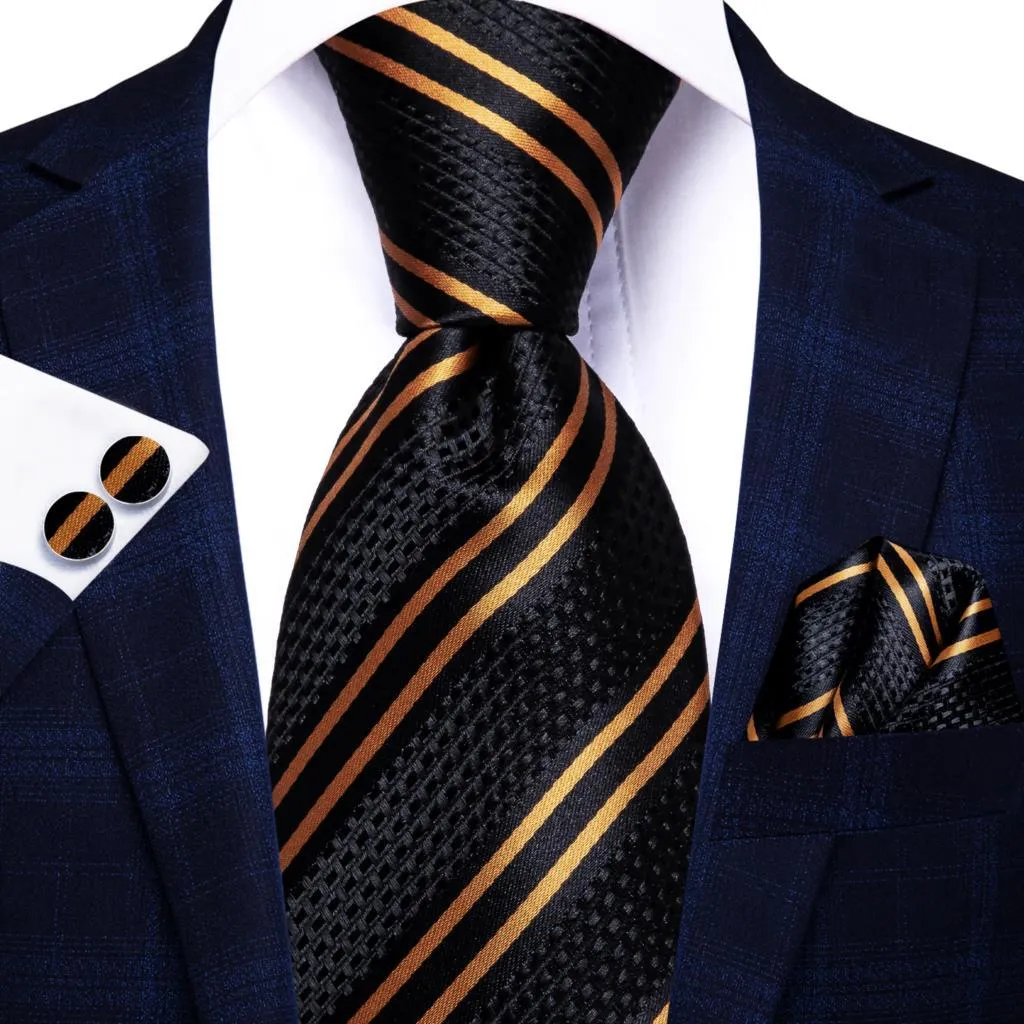 Mens Formal Luxury Wedding Neckties Gravatas 100% Silk