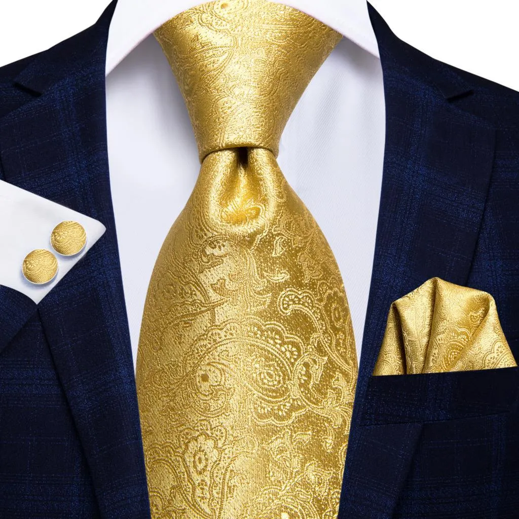 Mens Formal Luxury Wedding Neckties Gravatas 100% Silk