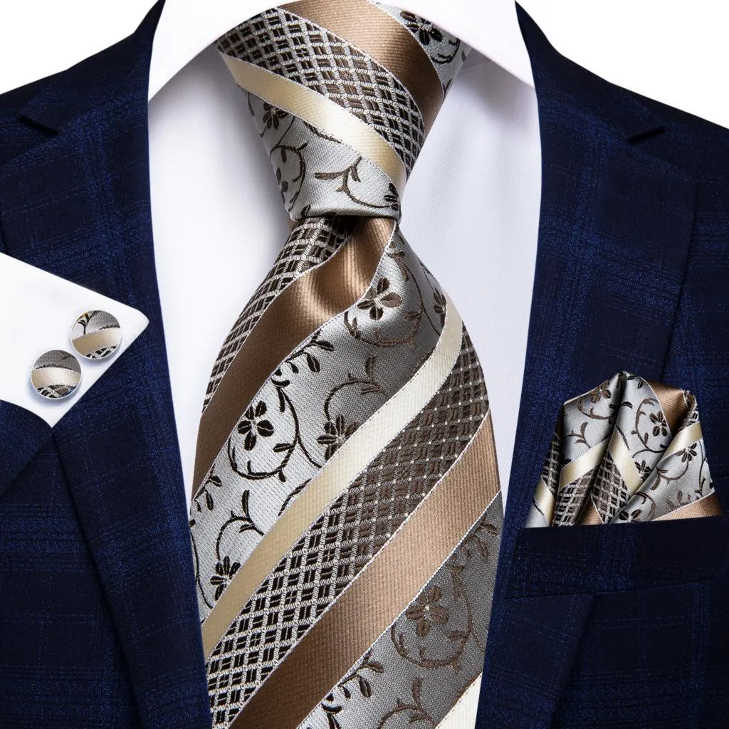 Mens Formal Luxury Wedding Neckties Gravatas 100% Silk