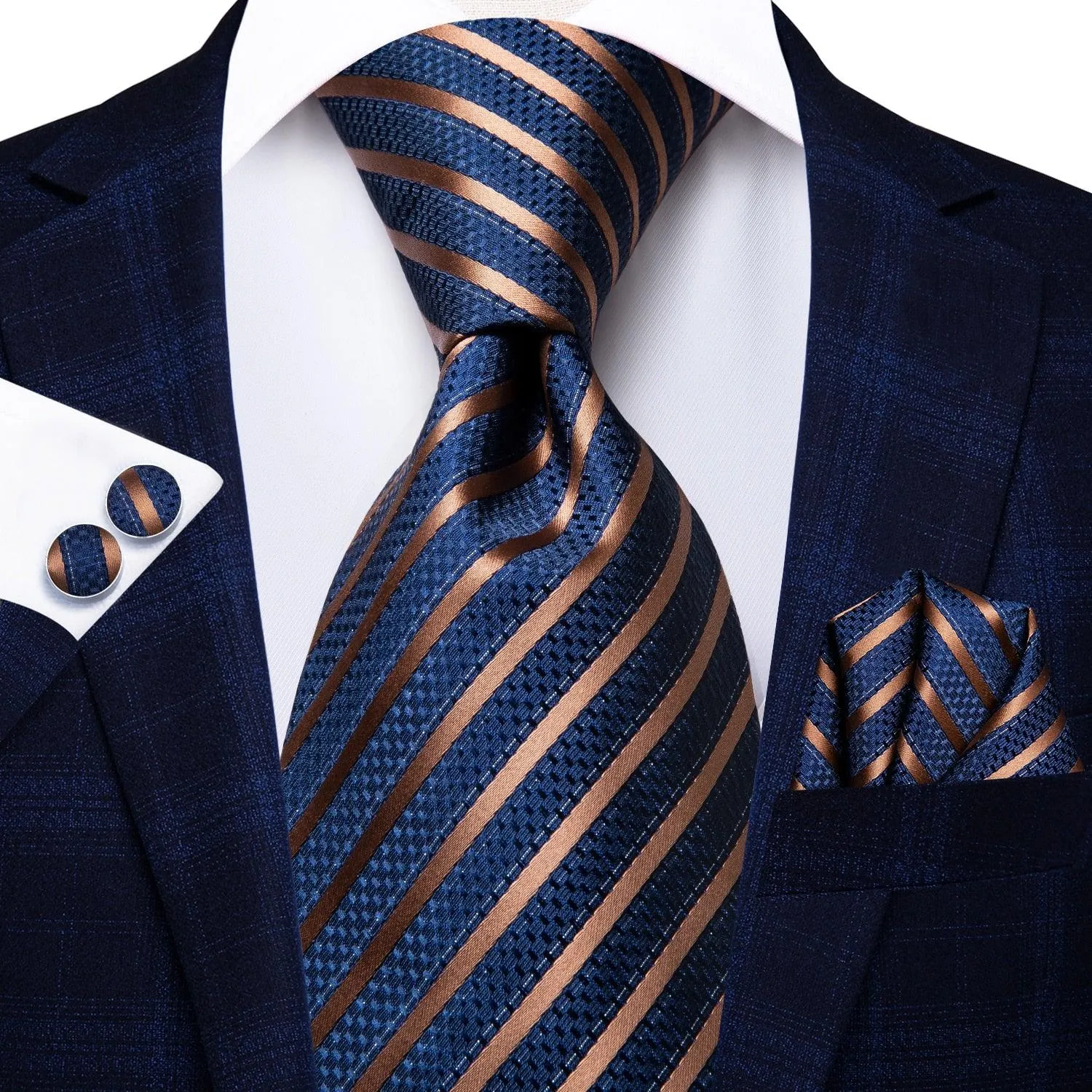 Mens Formal Luxury Wedding Neckties Gravatas 100% Silk