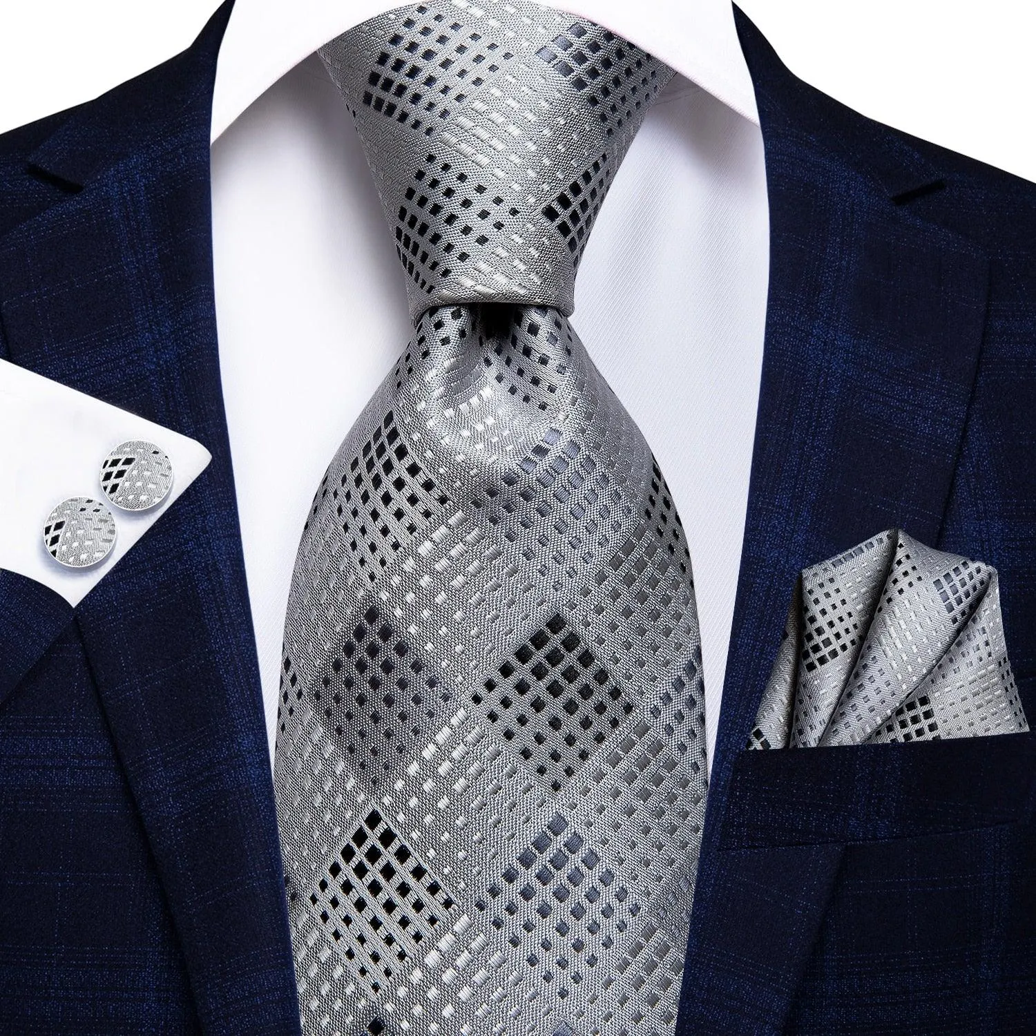 Mens Formal Luxury Wedding Neckties Gravatas 100% Silk