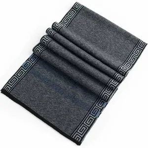 Mens Ilmio Wool Knit Scarf #05