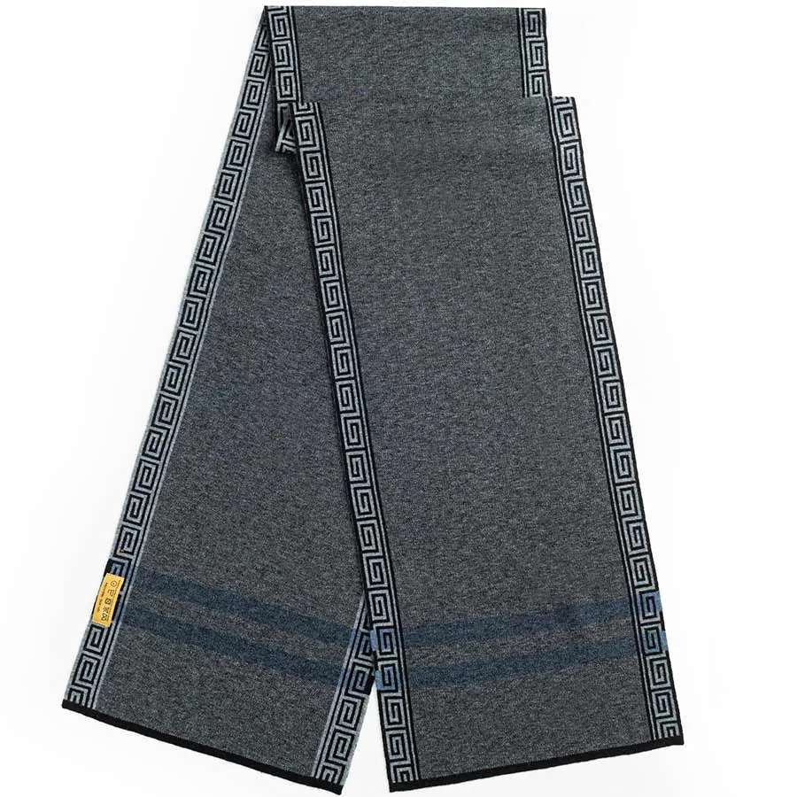 Mens Ilmio Wool Knit Scarf #05