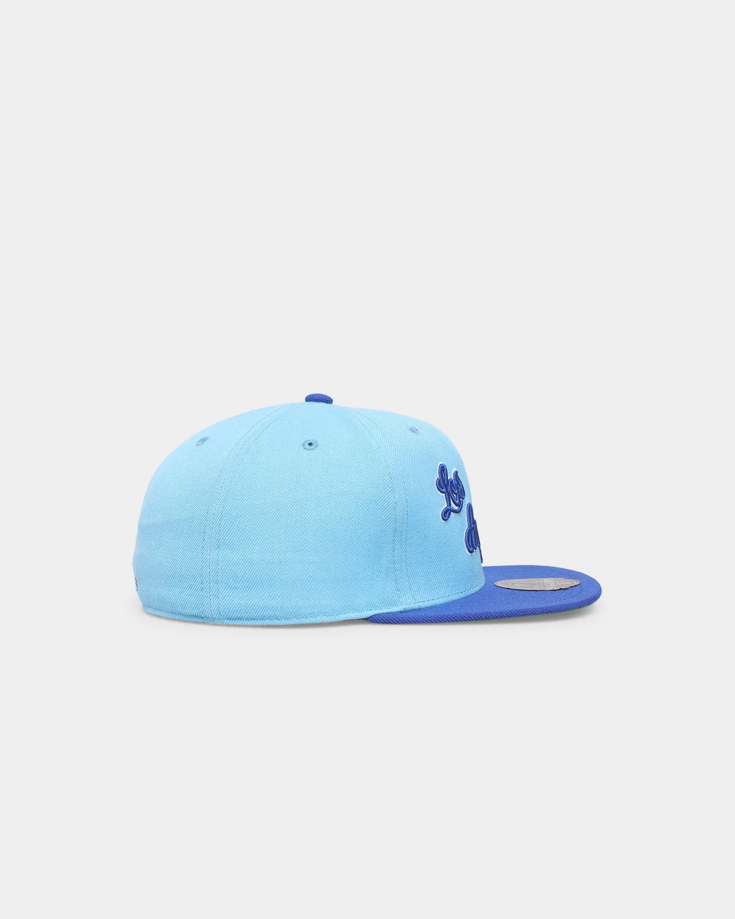 Mitchell & Ness Los Angeles Lakers 'Team 2 Tone 2.0 Hardwood Classics' Fitted Blue