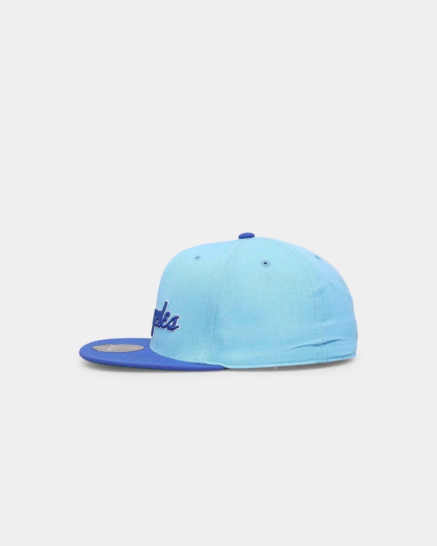 Mitchell & Ness Los Angeles Lakers 'Team 2 Tone 2.0 Hardwood Classics' Fitted Blue
