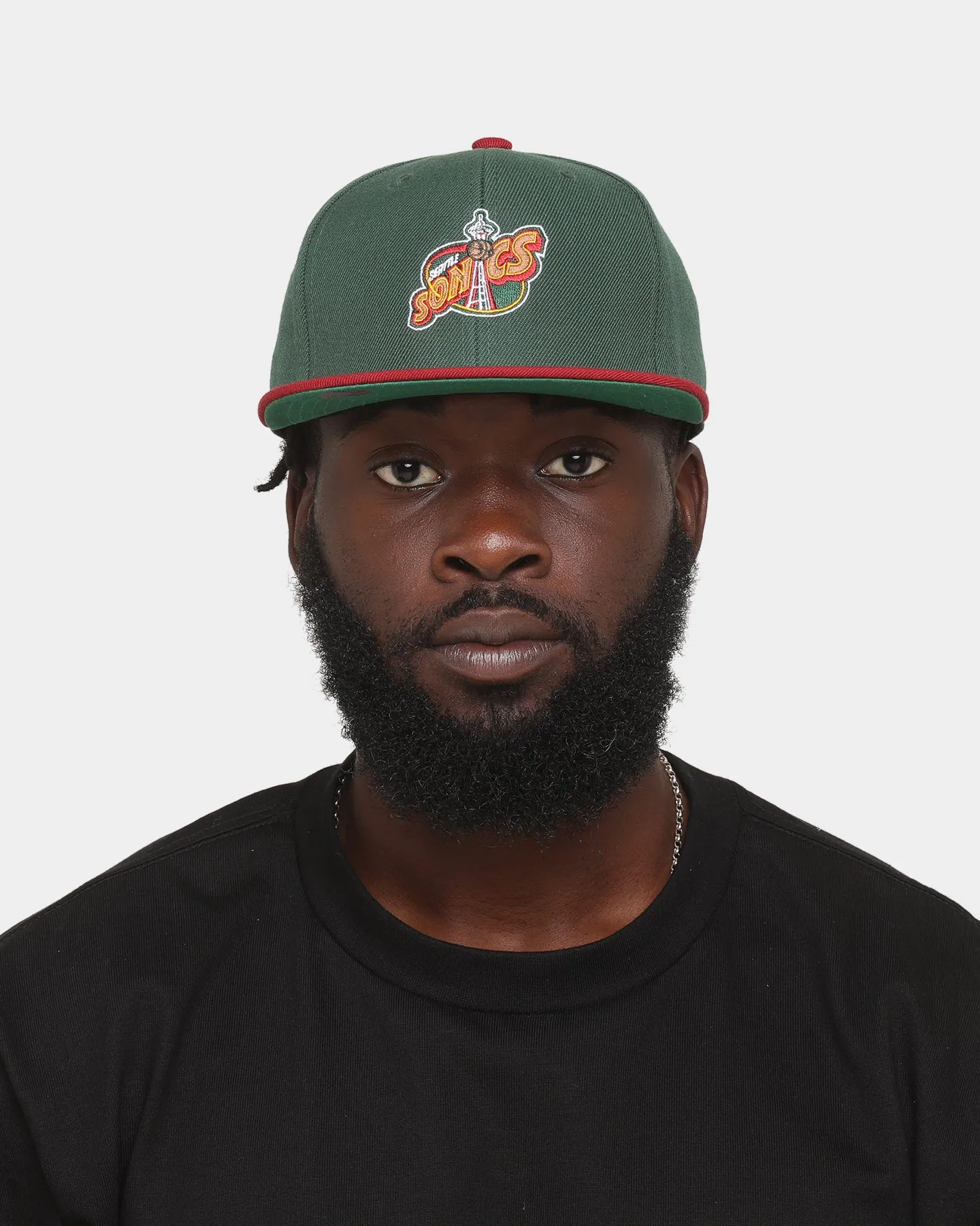 Mitchell & Ness Seattle Sonics 'Team 2 Tone 2.0 Hardwood Classics' Fitted Green
