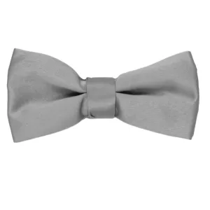 Moonshine Gray Band Collar Bow Tie