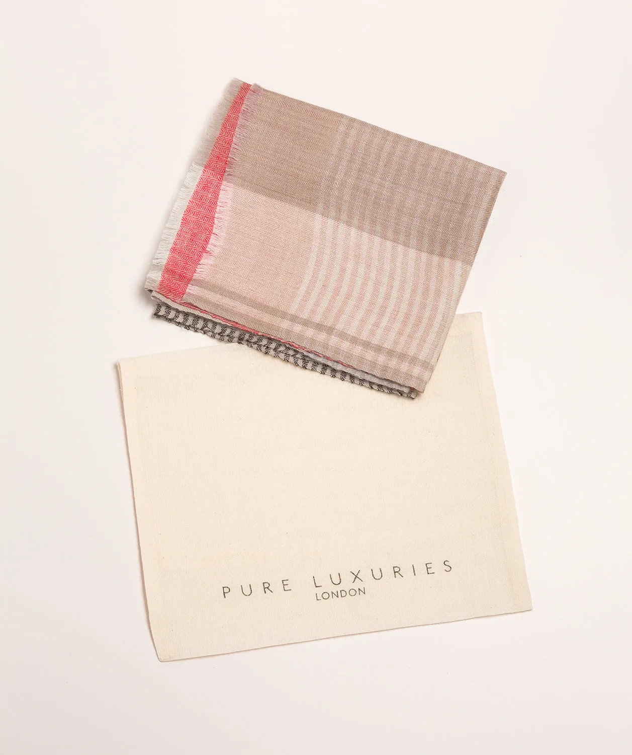 'Neptune' Cashmere & Merino Wool Scarf