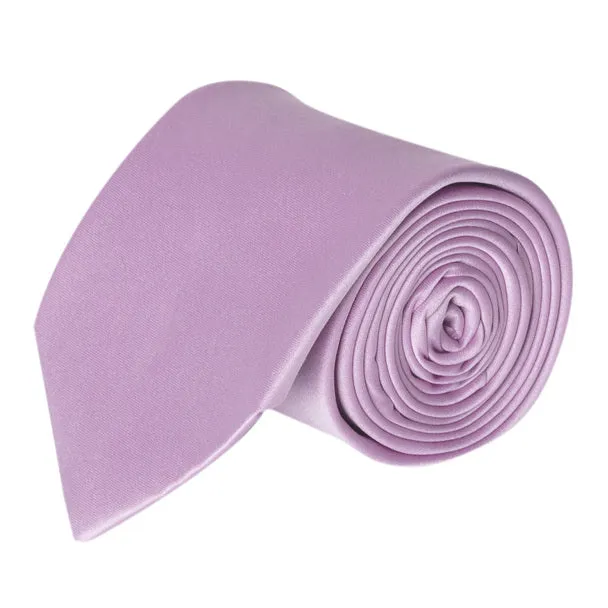 Poly Solid Satin Tie