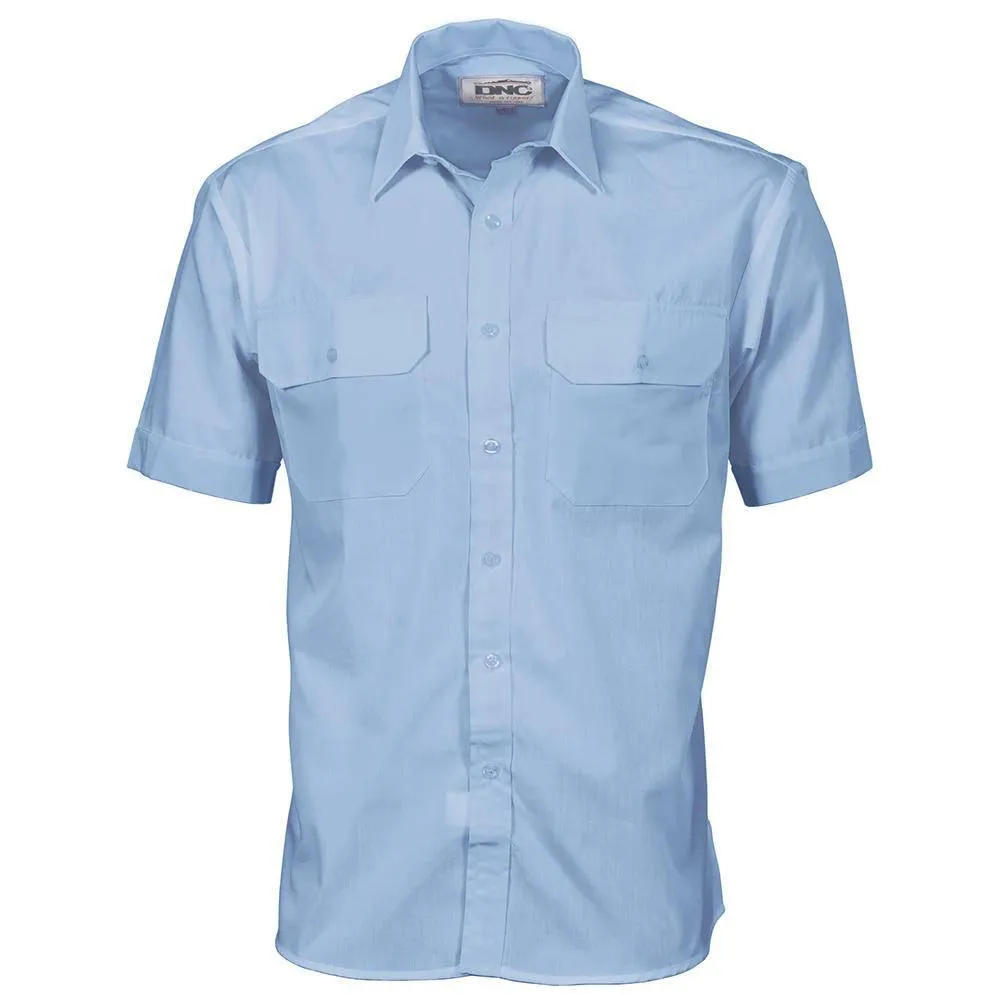Polyester Cotton Short Sleeve Shirt