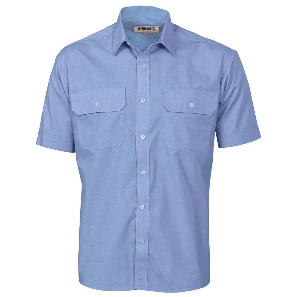 Polyester Cotton Short Sleeve Shirt